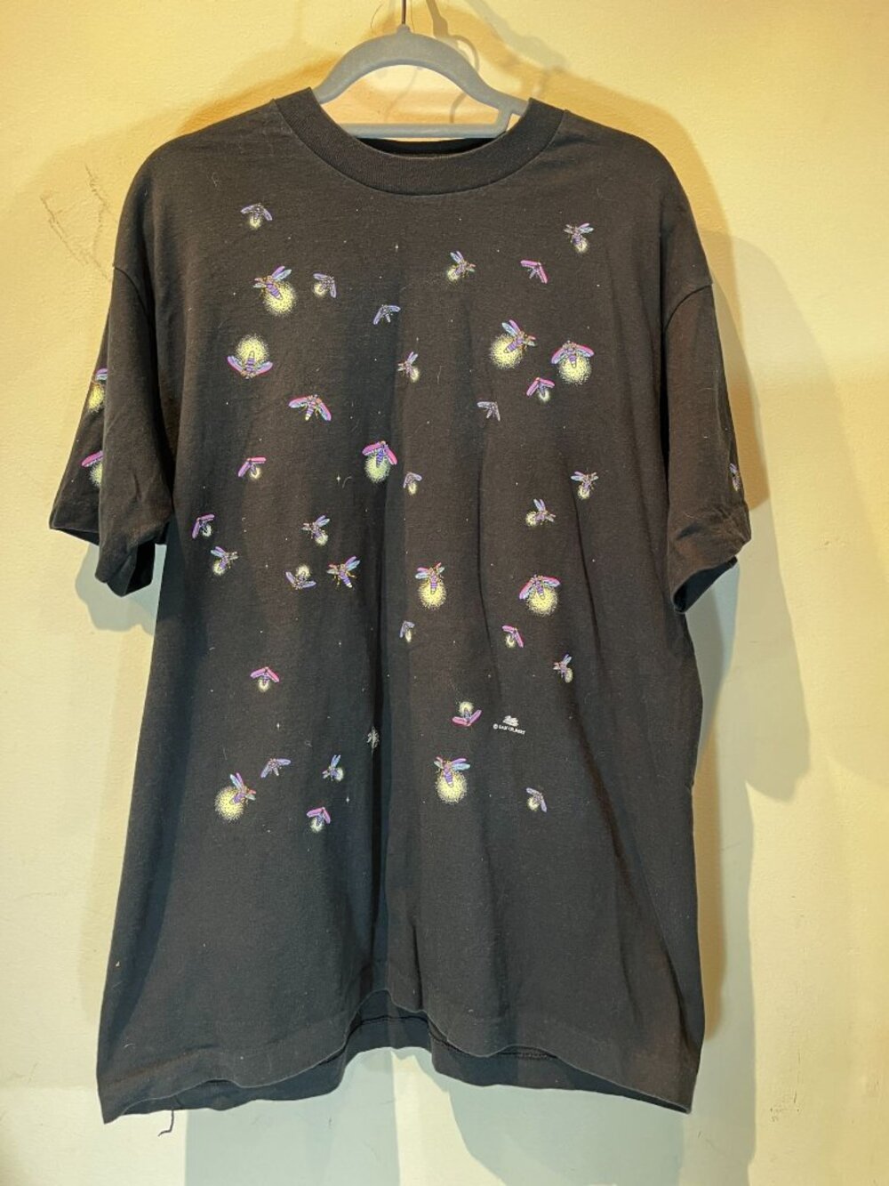Fruit of the Loom Vintage 90's Firefly Graphics Art All Over Print T Shirt size